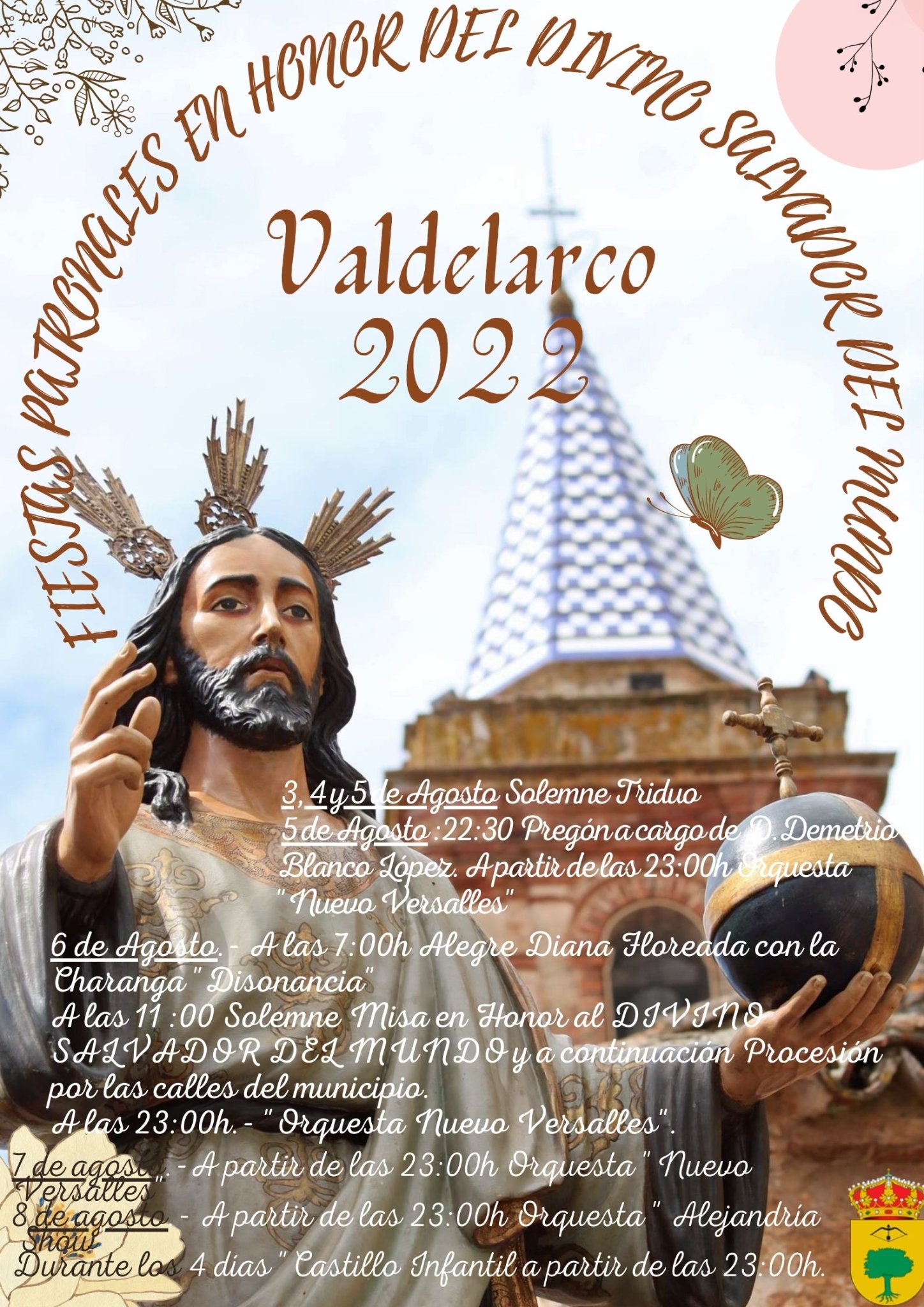 Fiestas patronales en honor del Divino Salvador 2022 Valdelarco